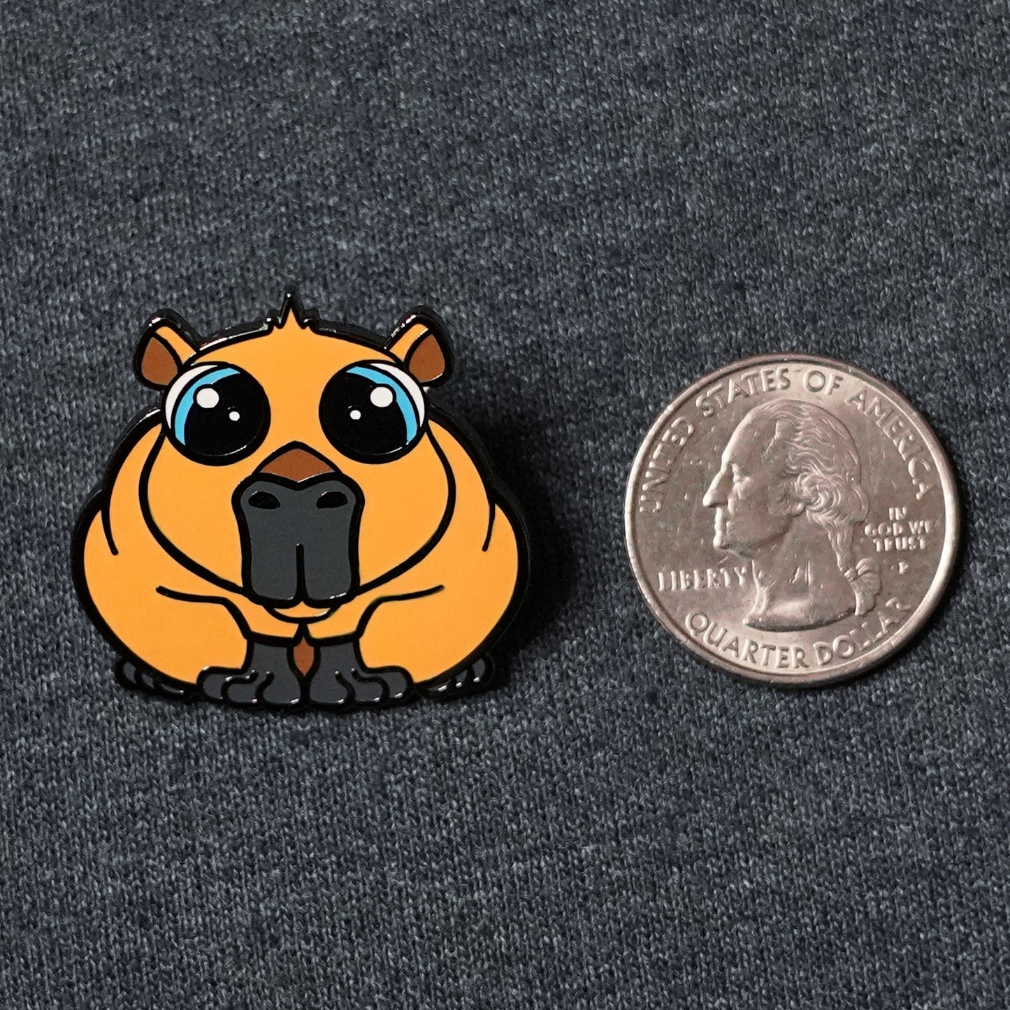 Cappy the Capybara - Hard Enamel Pin