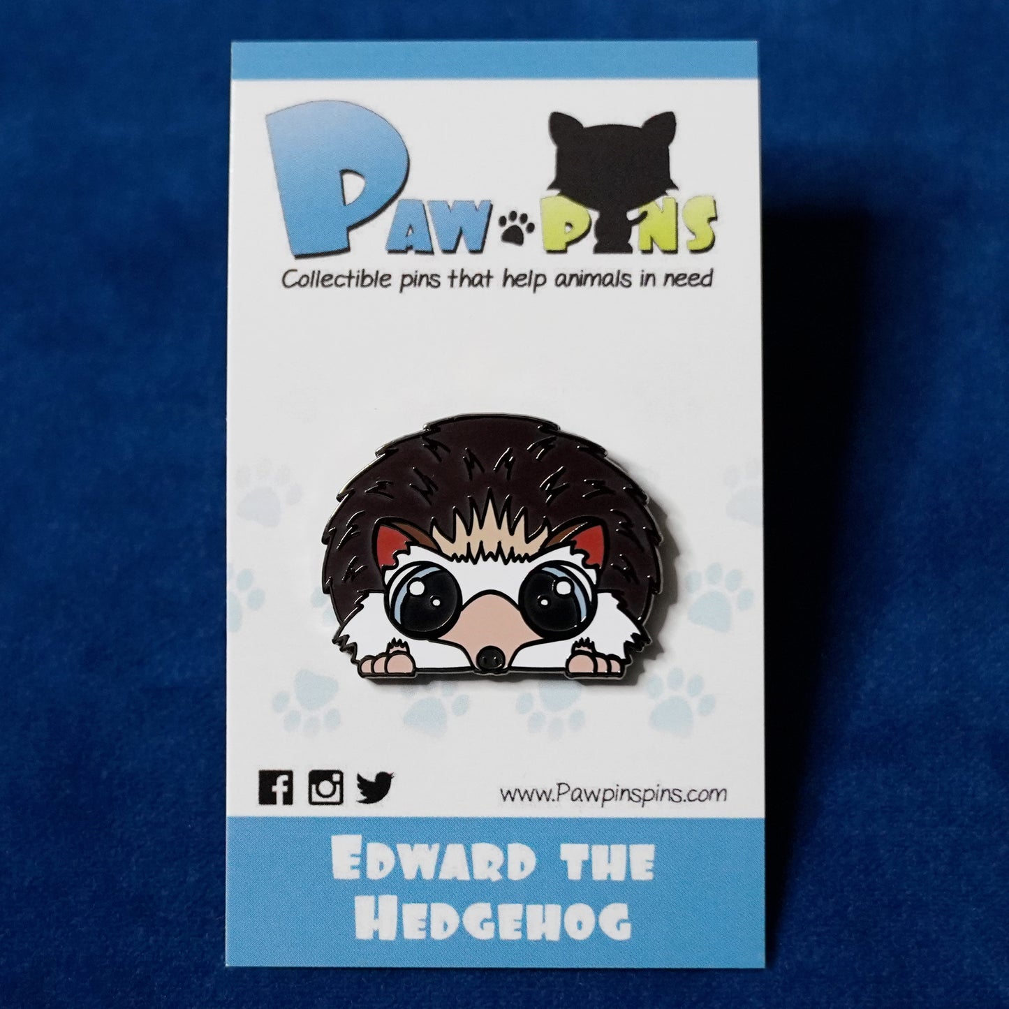 Edward the Hedgehog - Hard Enamel Pin