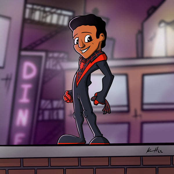 Miles Morales Art Print