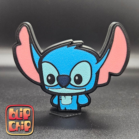 Blip Chip - 3D Printed Collectable Fidget - Stitch