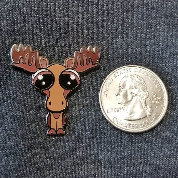 Suzie the Moose - Hard Enamel Pin