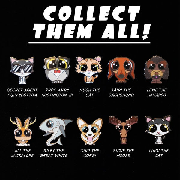 Dixie the Kunekune - Hard Enamel Pin