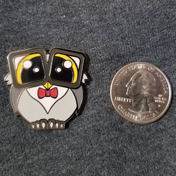 Professor Avry Hootington, III - Hard Enamel Pin