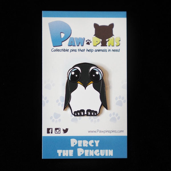 Percy the Penguin - Hard Enamel Pin