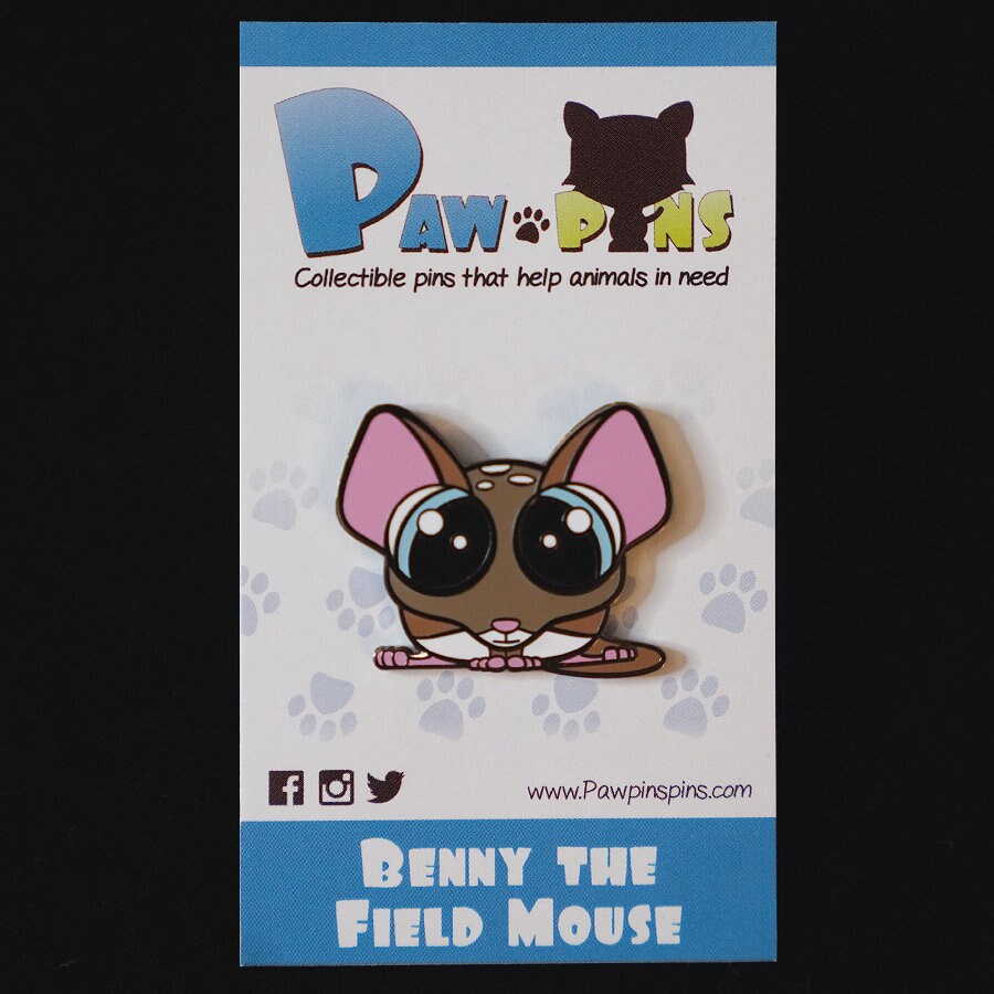 Benny the Field Mouse - Hard Enamel Pin