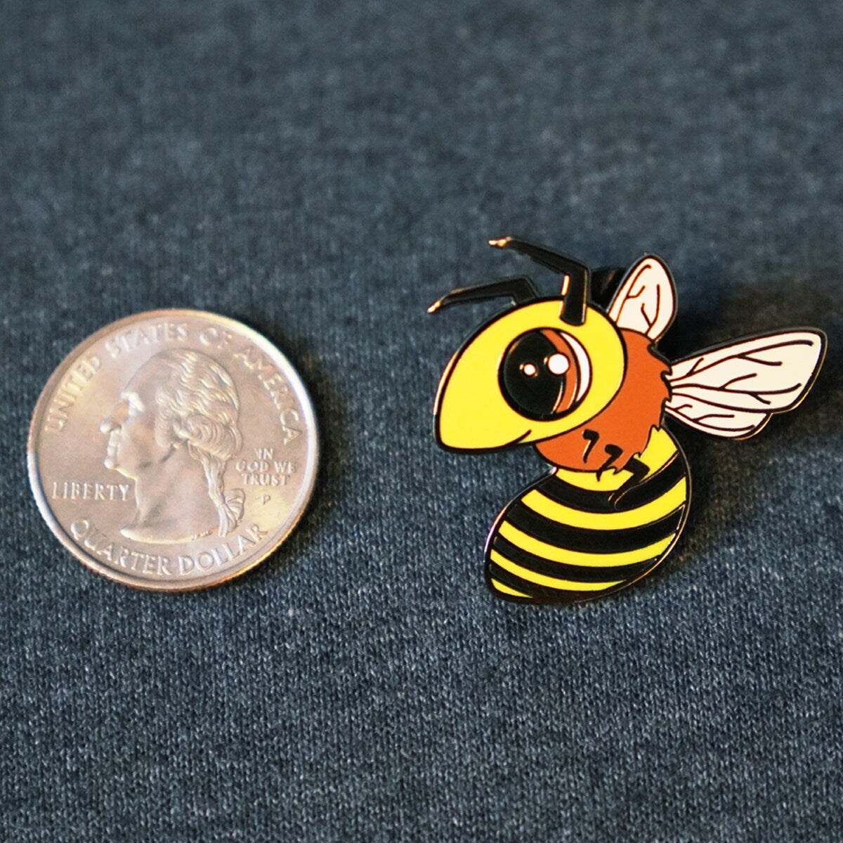 Buzzford the Honey Bee - Hard Enamel Pin