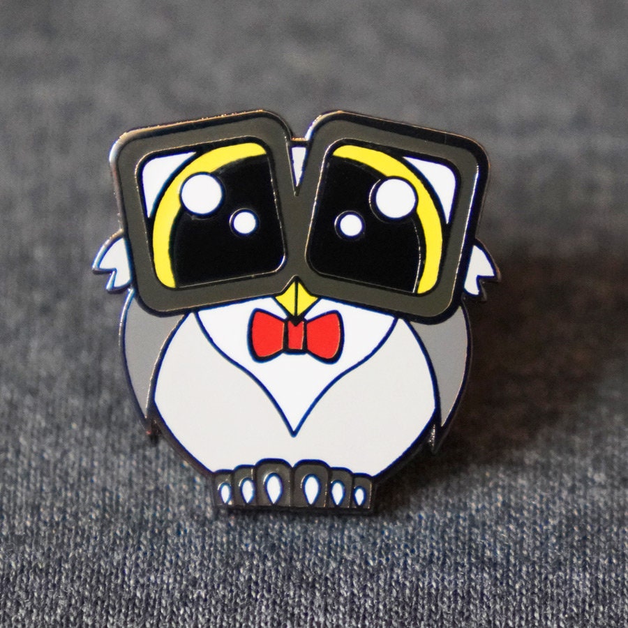 Professor Avry Hootington, III - Hard Enamel Pin