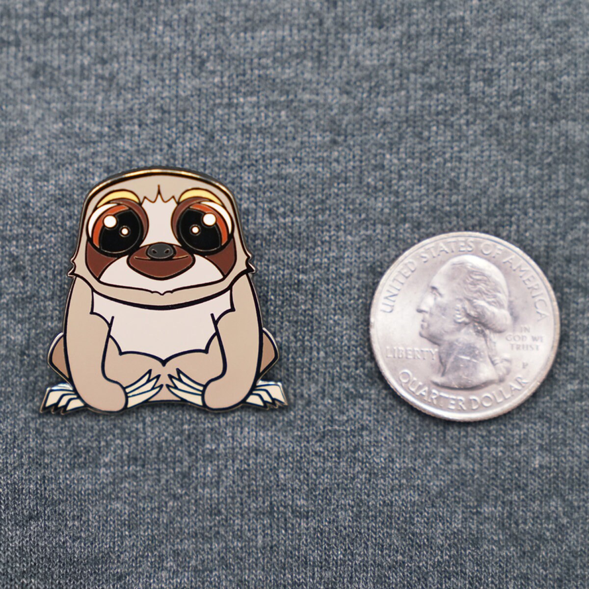 Stevie the Sloth - Hard Enamel Pin