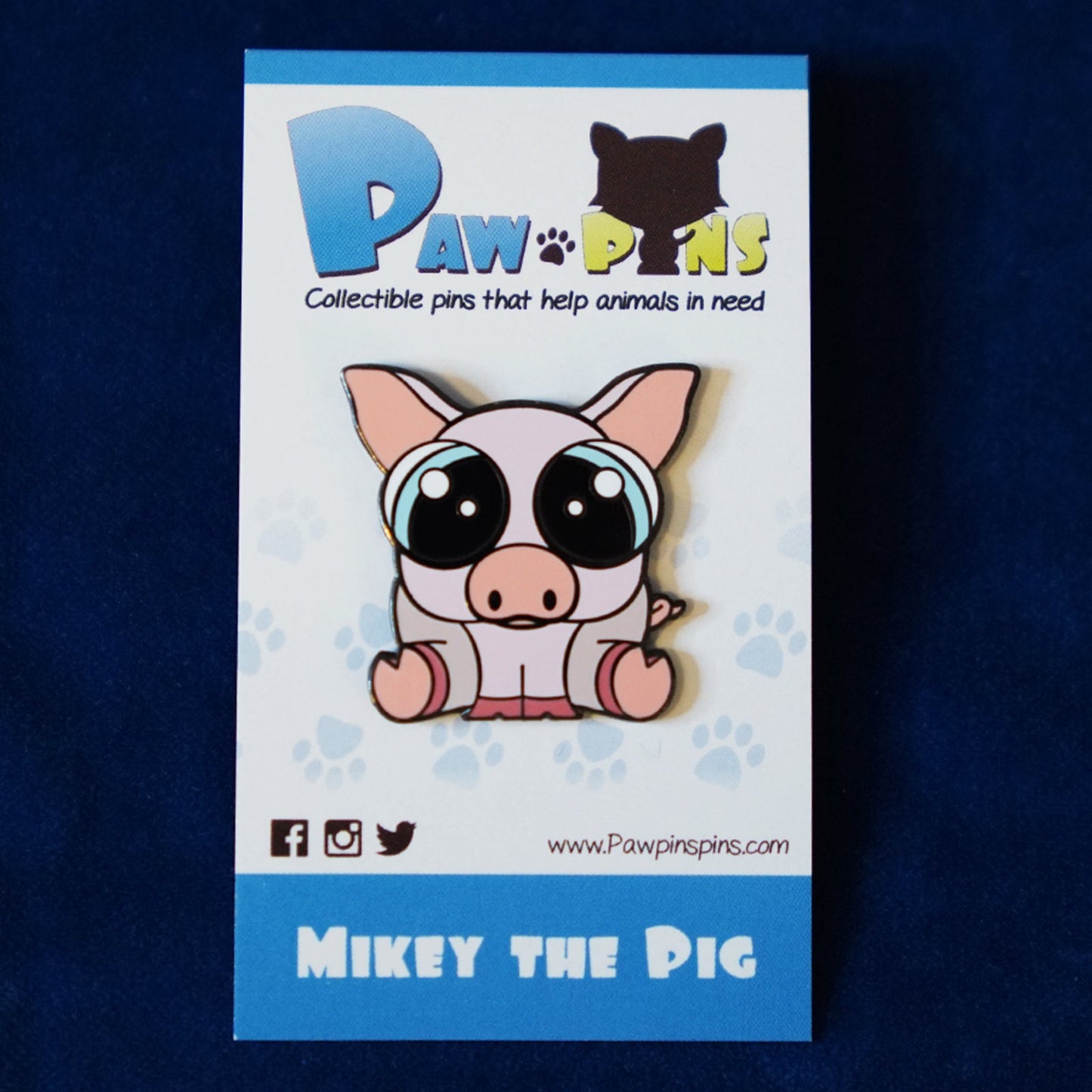 Mikey the Pig - Hard Enamel Pin