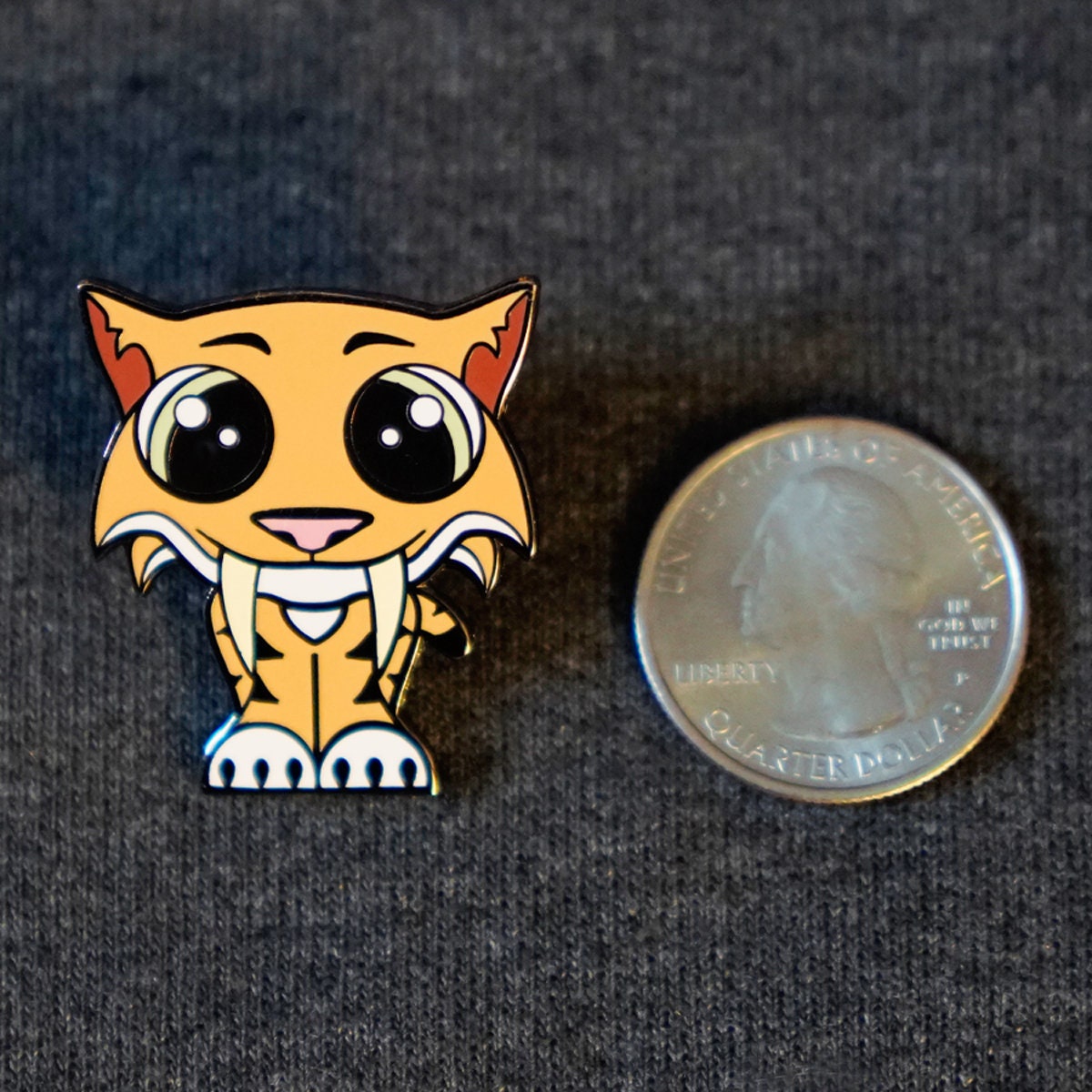 Simon the Sabertooth Tiger - Hard Enamel Pin