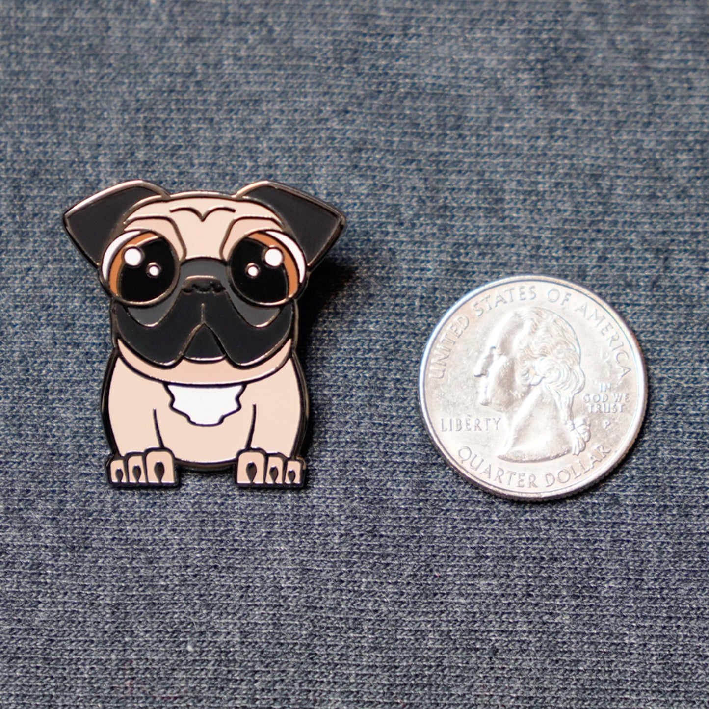 Weber the Pug - Hard Enamel Pin