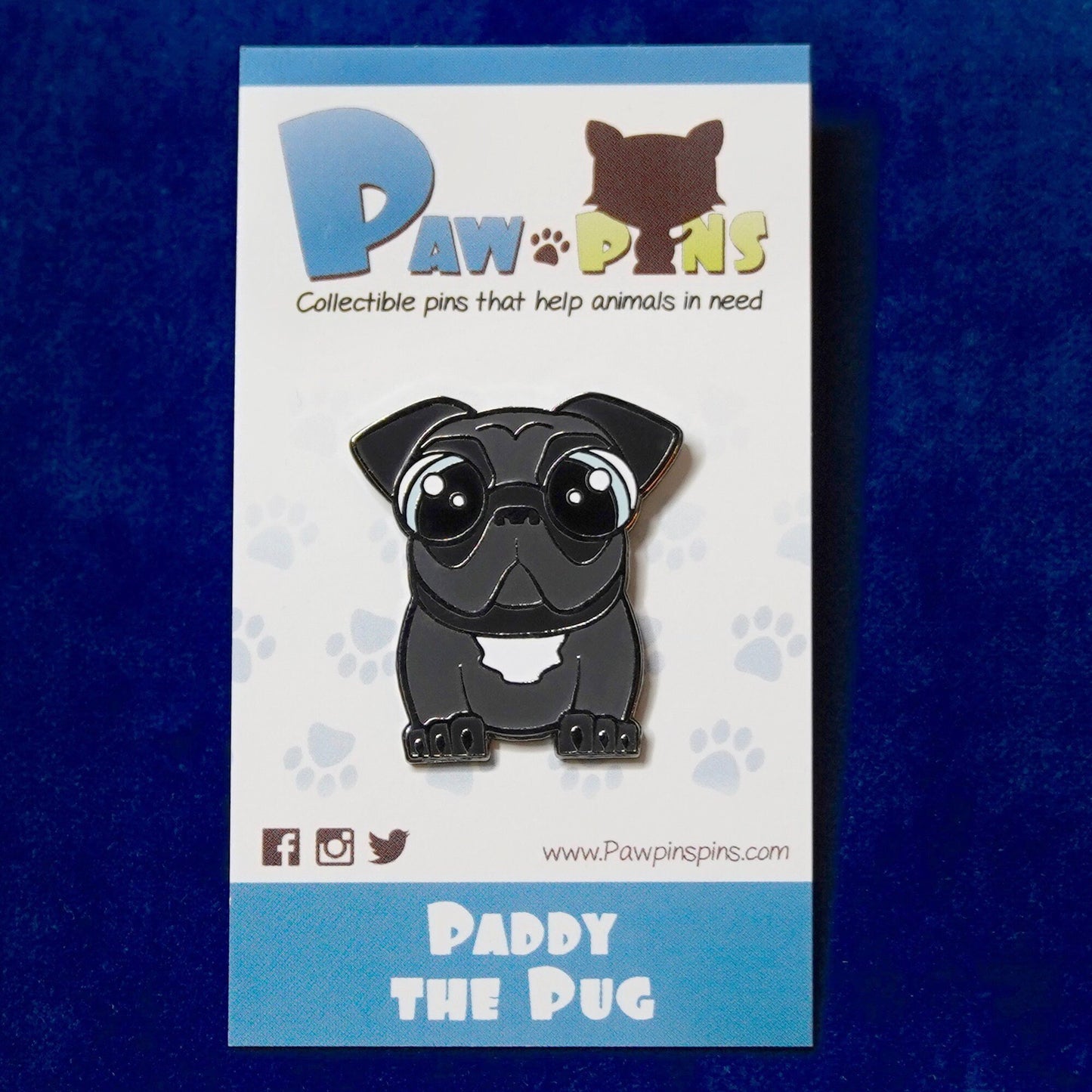 Paddy the Pug - Hard Enamel Pin
