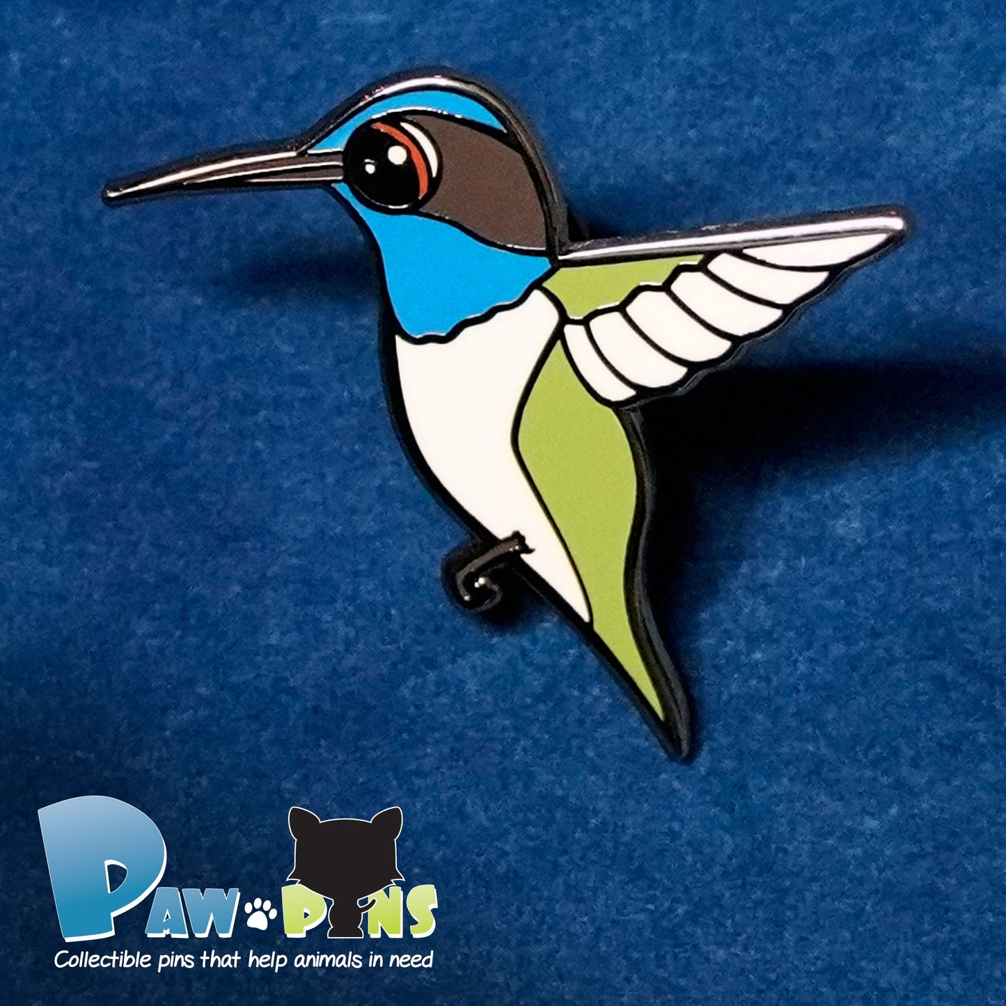 Zipper the Hummingbird - Hard Enamel Pin