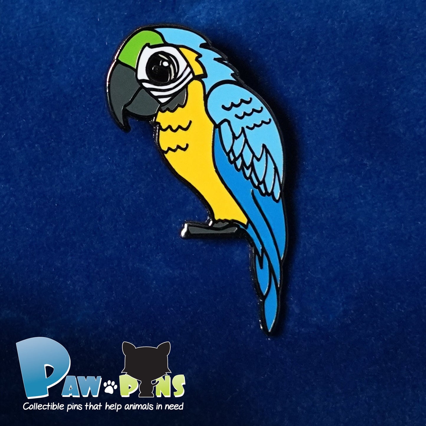 Mango the Parrot - Hard Enamel Pin