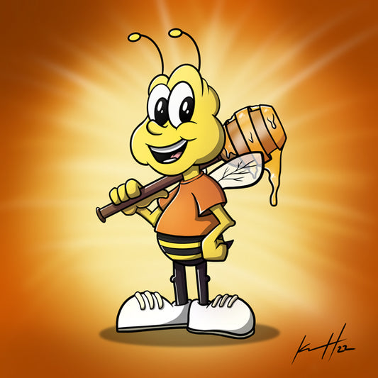 Buzz the Bee Art Print