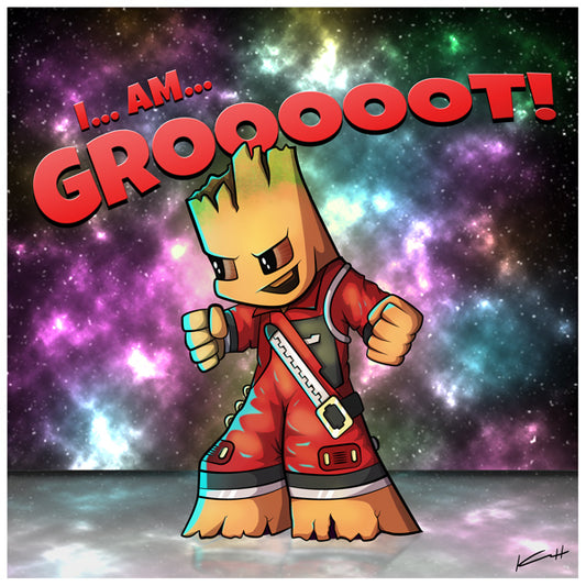 Baby Groot Art Print