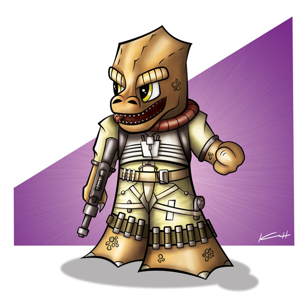 Bossk Art Print