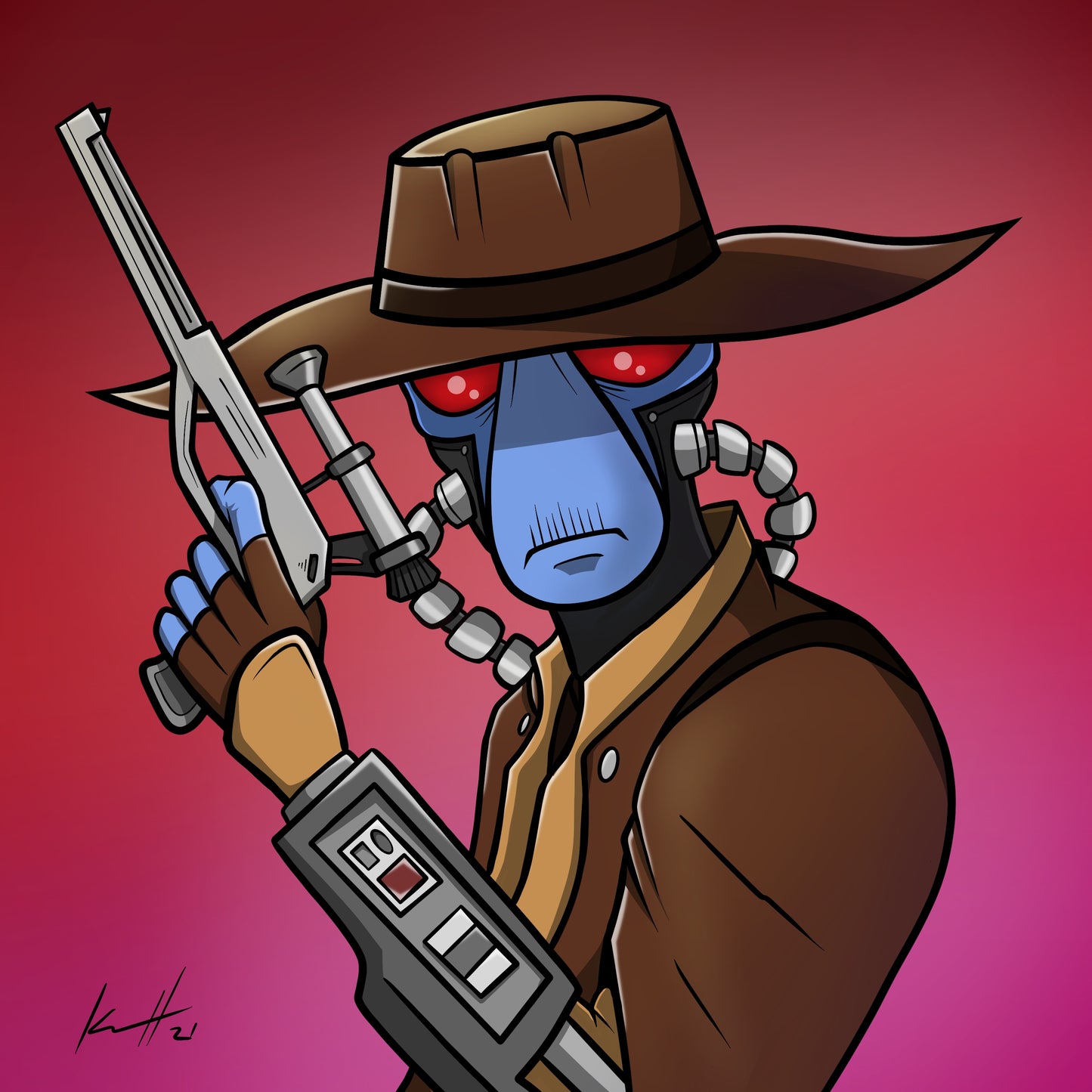 Cad Bane Art Print