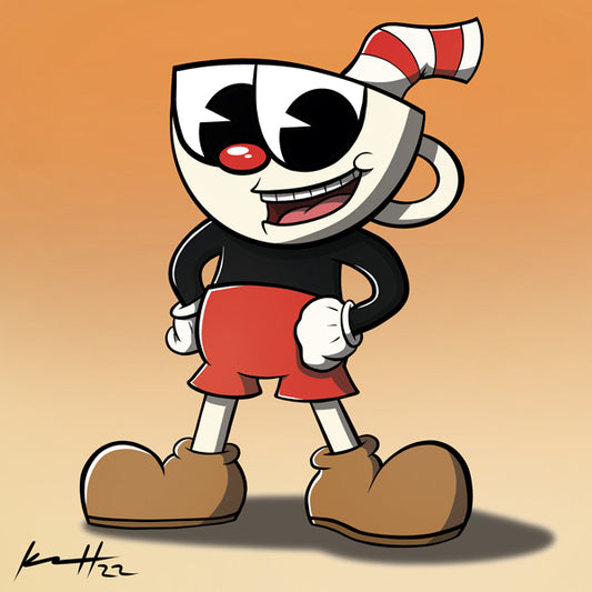 Cuphead Art Print