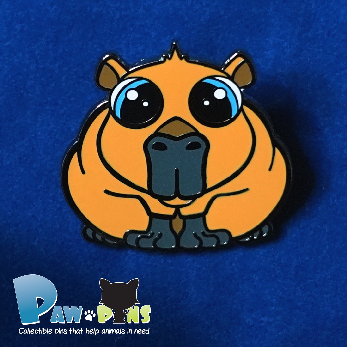 Cappy the Capybara - Hard Enamel Pin