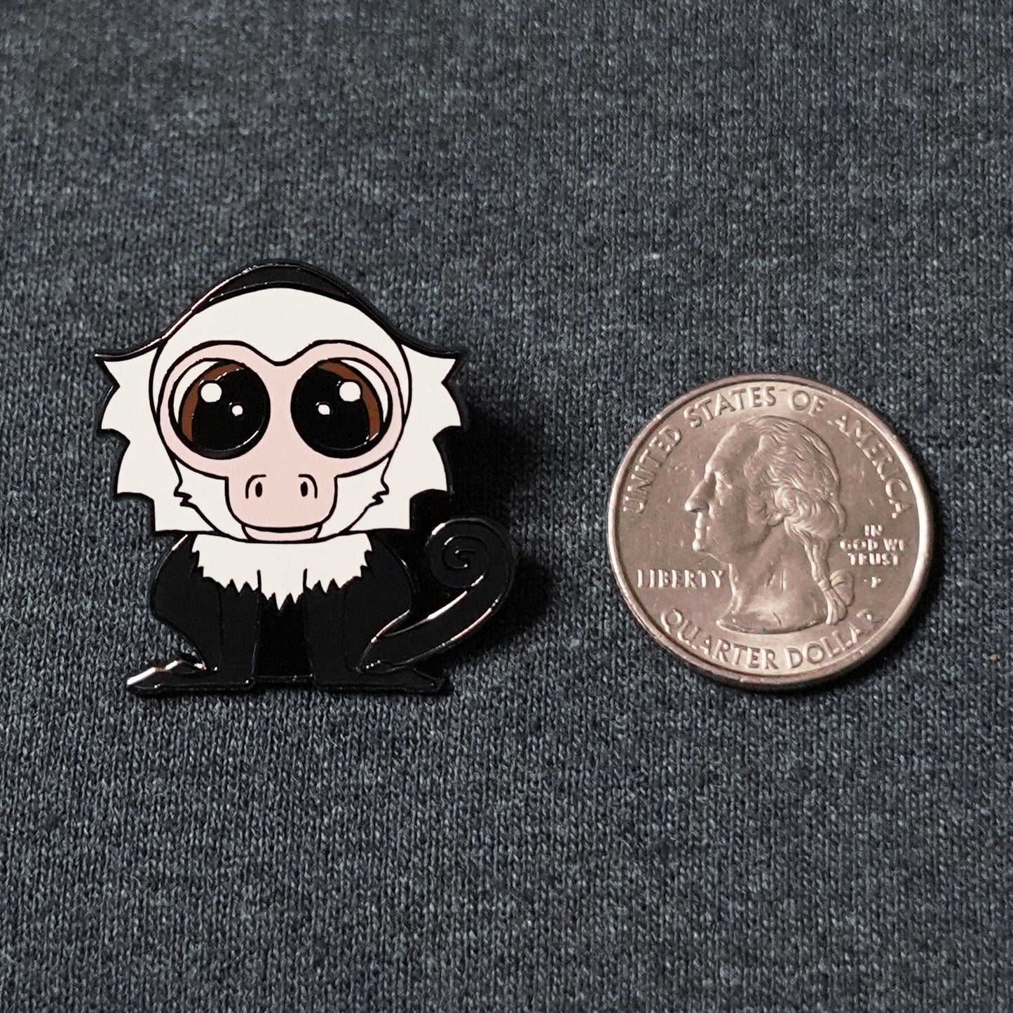 Martha the Capuchin - Hard Enamel Pin