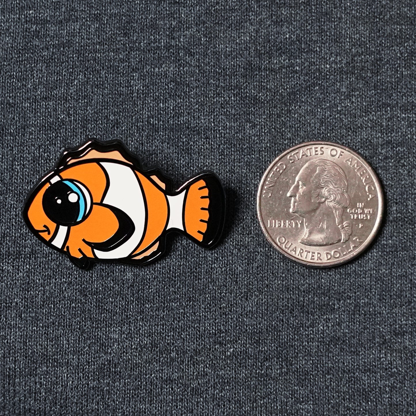 Oscar the Clown FIsh - Hard Enamel Pin