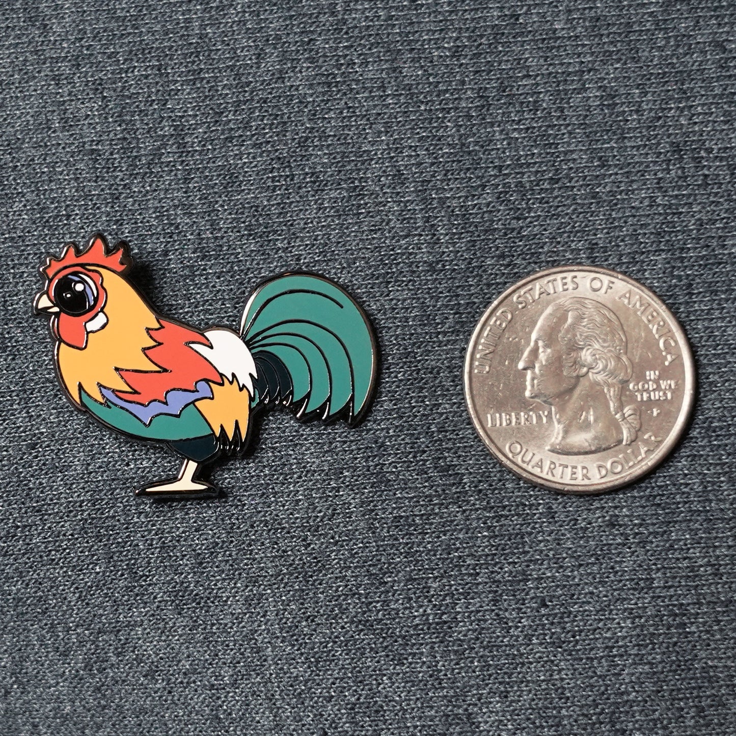 Dallas the Rooster - Hard Enamel Pin