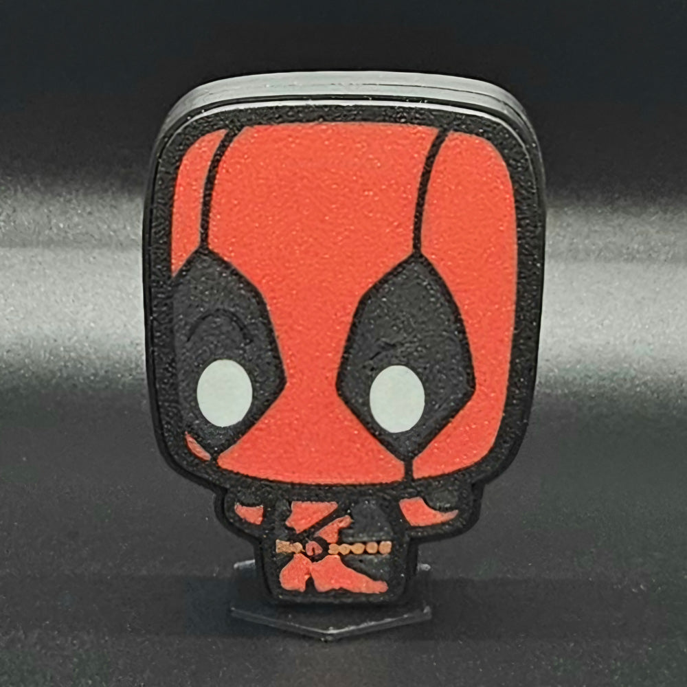 Blip Chip - 3D Printed Collectable Fidget - Deadpool