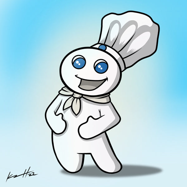 Pillsbury Doughboy Art Print