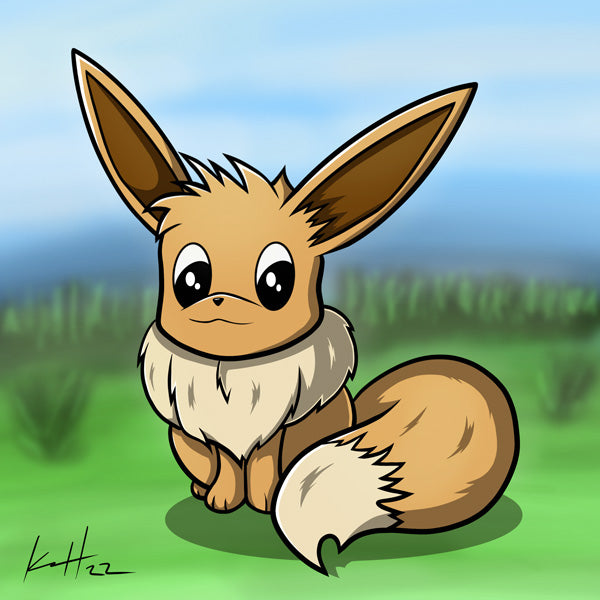 Eevee Art Print