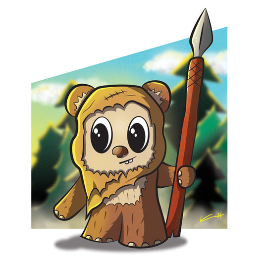 Ewok Art Print