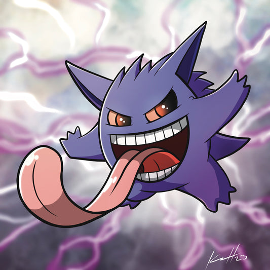 Gengar Art Print