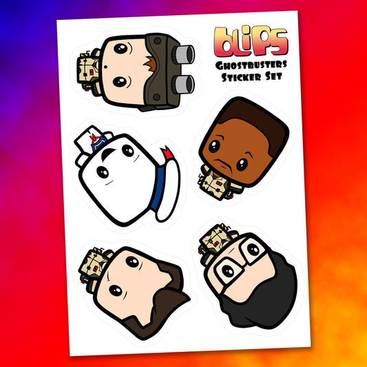 Ghostbusters Blip Mini Sticker Sheet