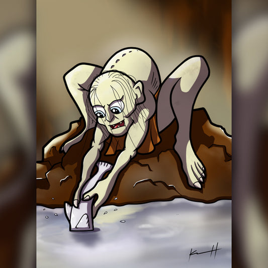 Gollum Art Print