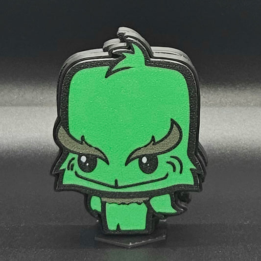 Blip Chip - 3D Printed Collectable Fidget - Grinch