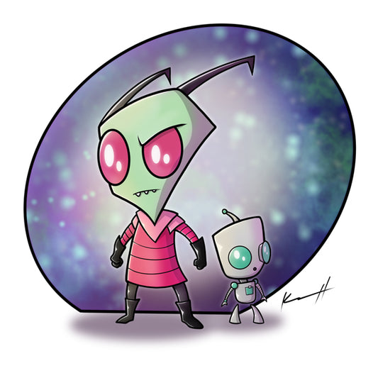 Invader Zim Art Print