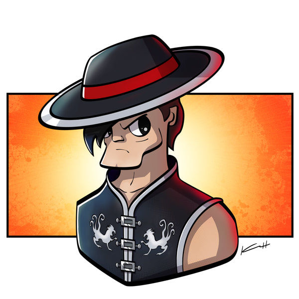 Mortal Kombat - Kung Lao Art Print