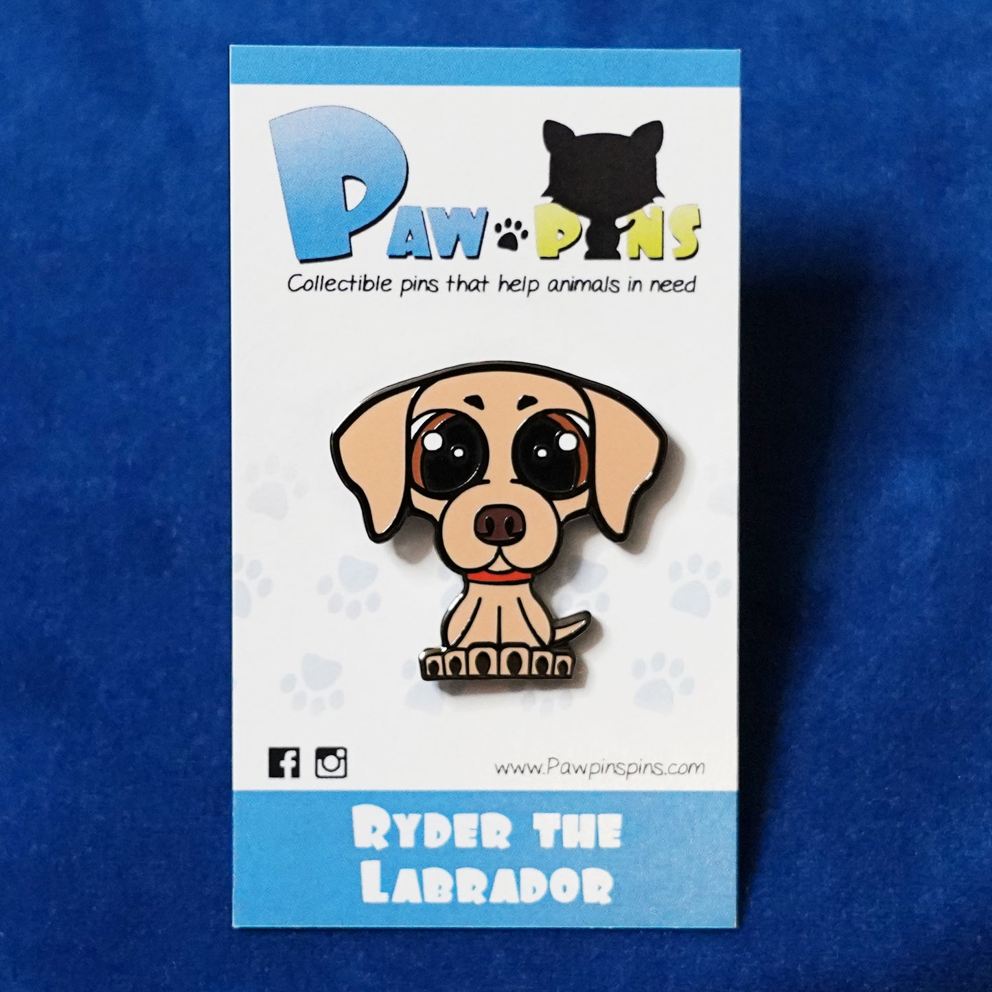 Ryder the Labrador - Hard Enamel Pin