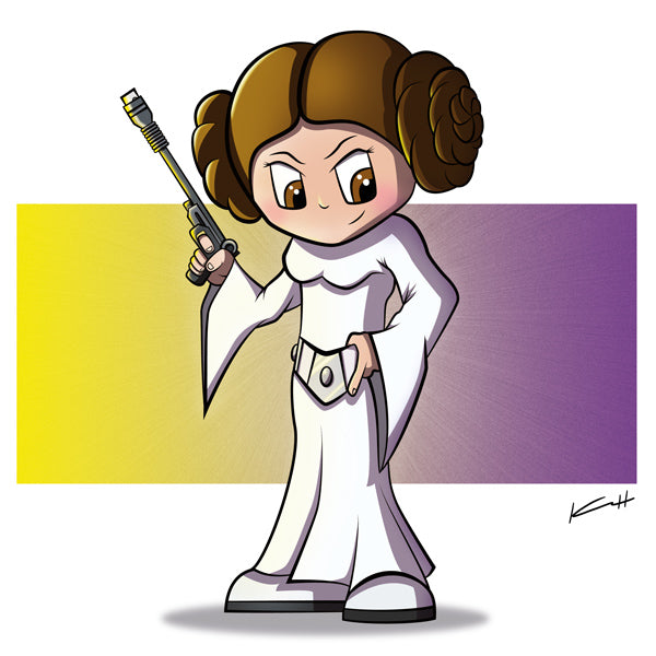 Princess Leia Art Print