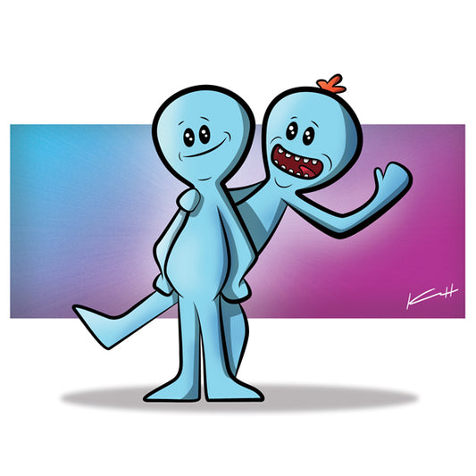 Mr. Meeseeks Art Print