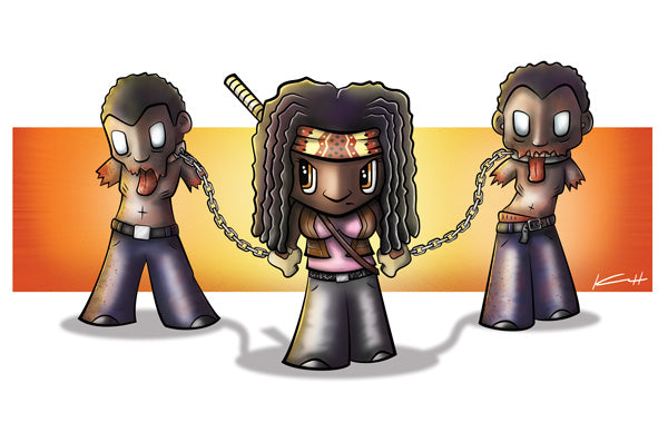 Michonne Art Print