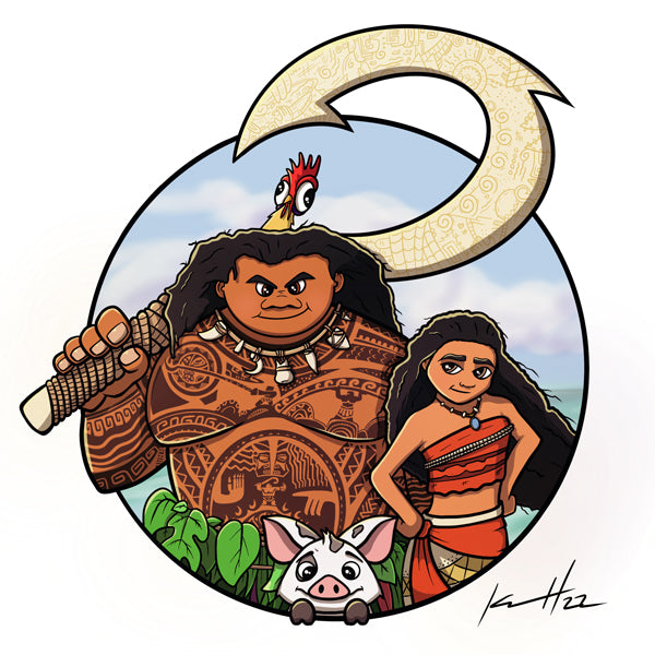 Moana Art Print