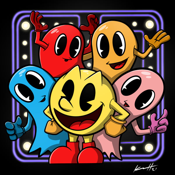 Pac-Man Art Print