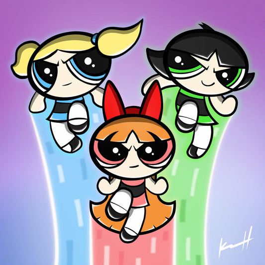 Powerpuff Girls Art Print