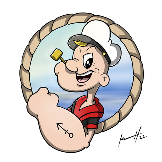 Popeye Art Print