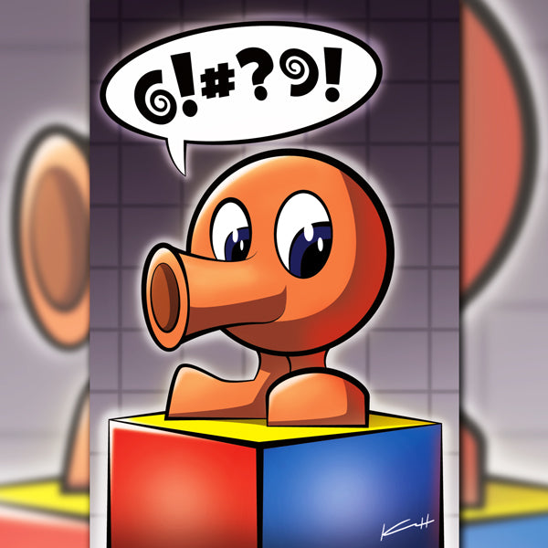 Q-Bert Art Print