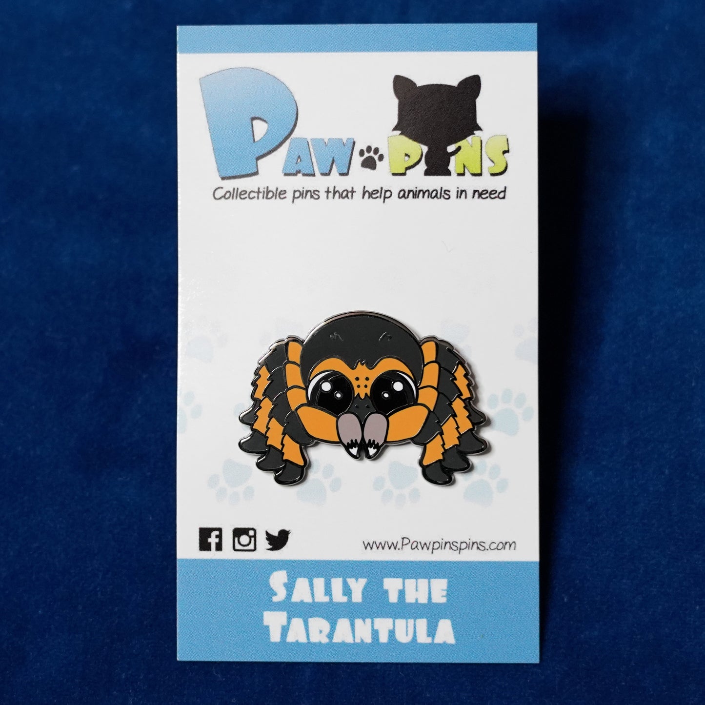 Sally the Tarantula - Hard Enamel Pin