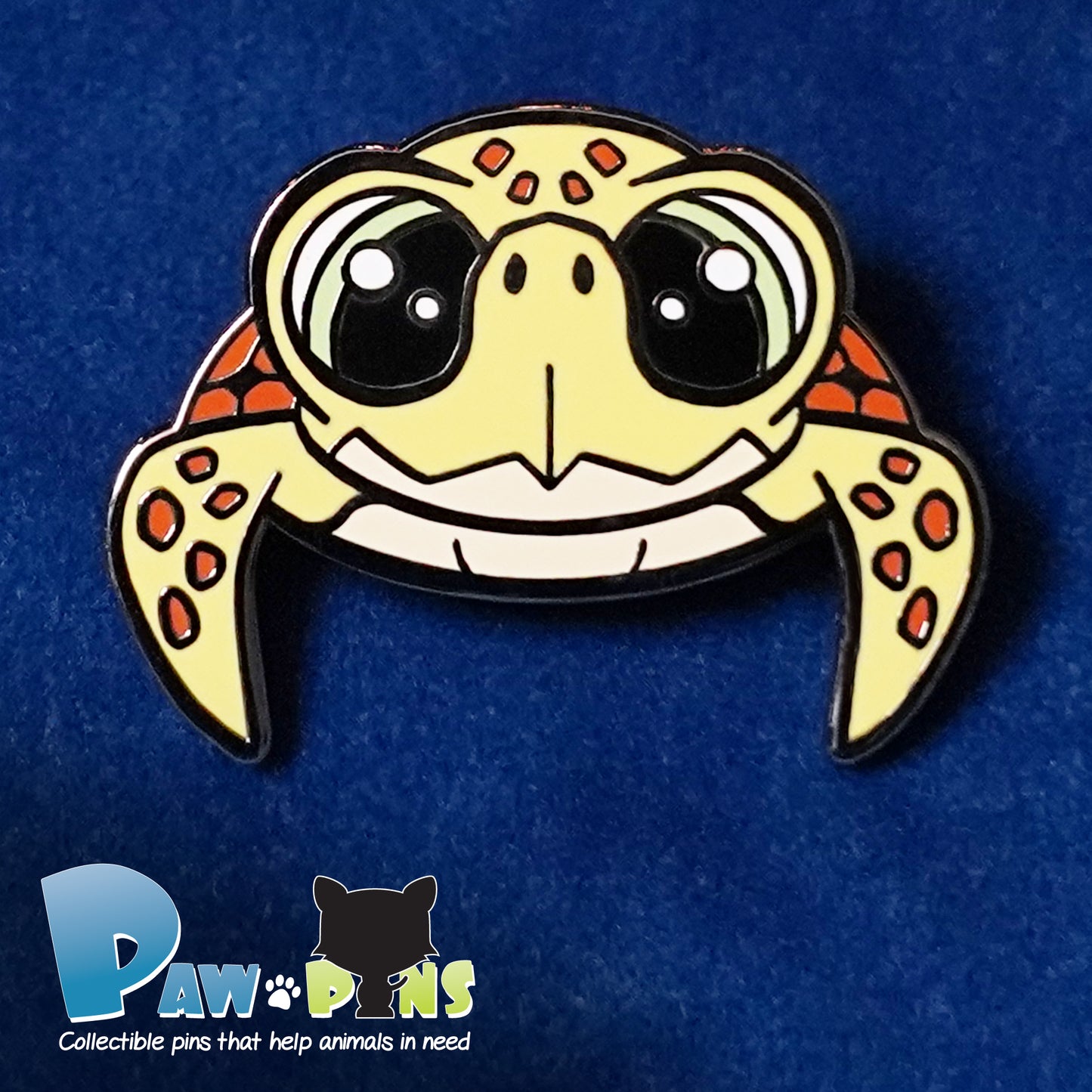 Walter the Sea Turtle - Hard Enamel Pin