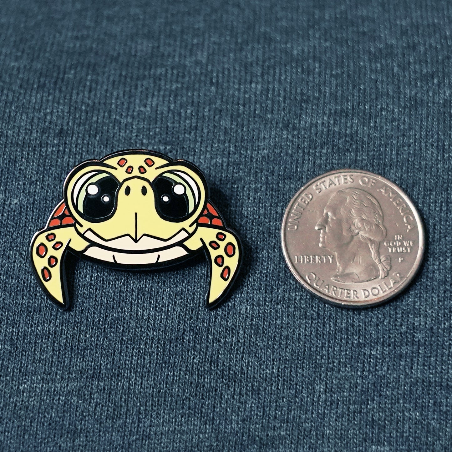 Walter the Sea Turtle - Hard Enamel Pin