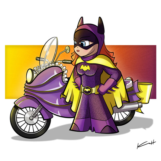 Batgirl-Classic Version Art Print